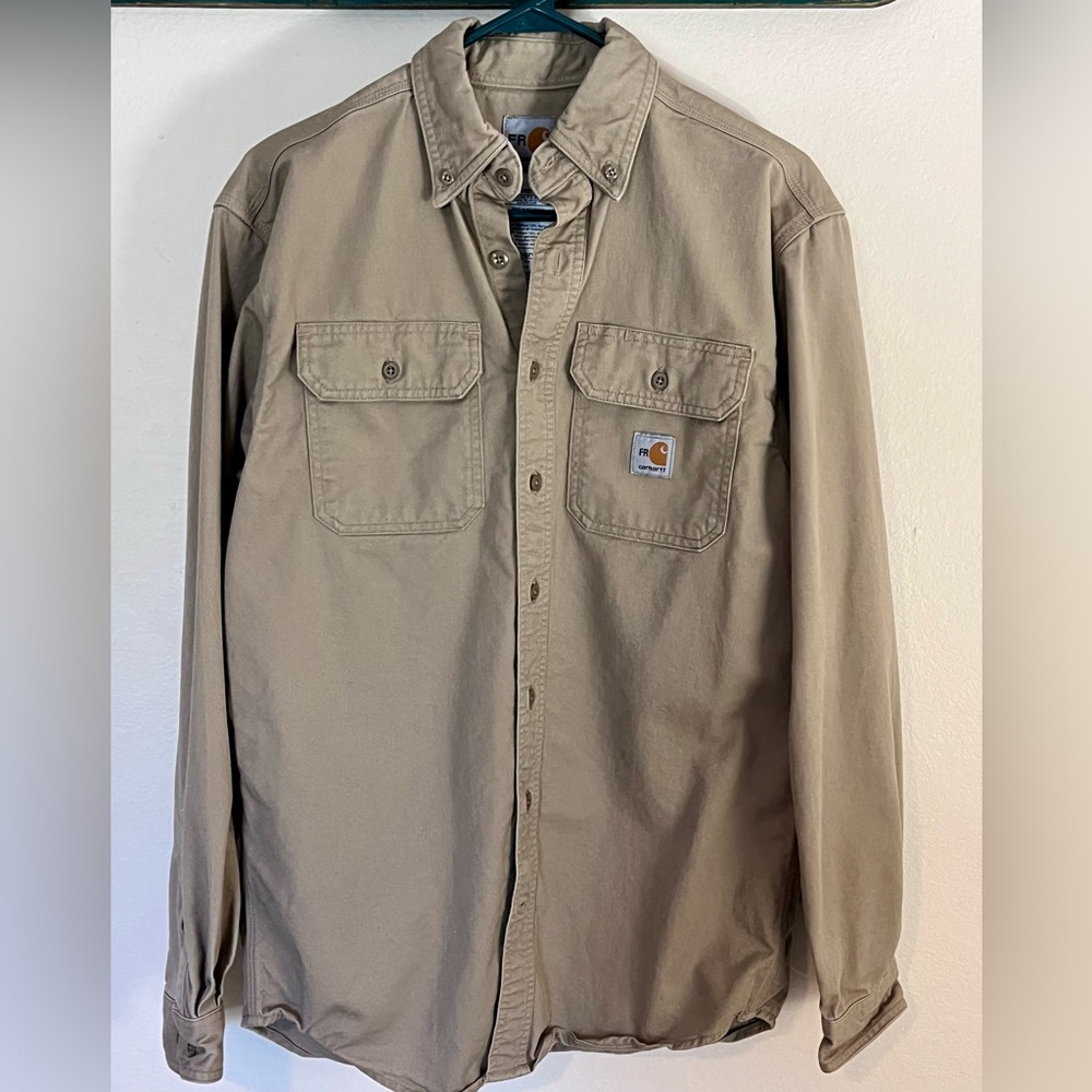 Carhartt Fire Resistant Shirt in Khaki